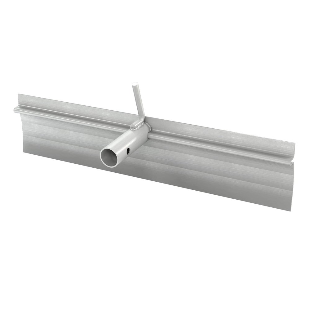 Bon 22-331 Lite Aluminum Ribbed Concrete Placer with Hook Lightweight Concrete Placement Tool