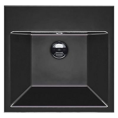 Catalano 15QZENE Closeout Zero 50 Pressure-Cast Fireclay Single Washbasin, Black