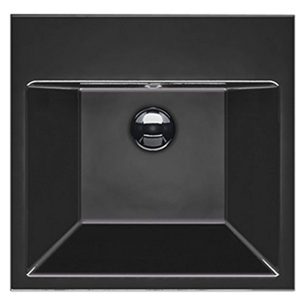 Catalano 15QZENE Closeout Zero 50 Pressure-Cast Fireclay Single Washbasin, Black
