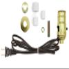 Creative Hobbies M995N-M38 Multi Size Lamp Wiring Kit for Wine, Oil, Liquor Bottle Lamp Conversion -Pre-Wired Ready to Use, DIY Lamp, Unique Side Exit Socket Cap No Drilling Required view 1