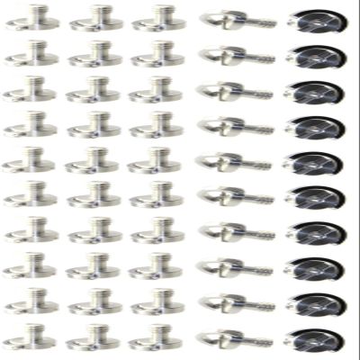 100 X Hex Slot 1/4" D-Ring Screw SS for Tripod QR Plate Stainless Steel fits RRS Desmond