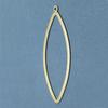 WireJewelry Gold Filled Chandelier Component Marquise Flat 38x16.5mm - Pack of 2 view 1