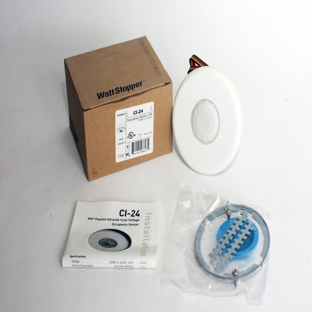 Legrand CI-24 WattStopper 360 Passive Infrared Low Voltage Occupancy Sensor, White