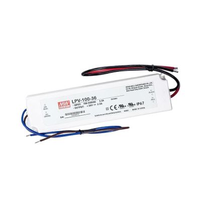 LED Driver 100.8W 36V 2.8A LPV-100-36 AC-DC SMPS LPV-100 Series C.V