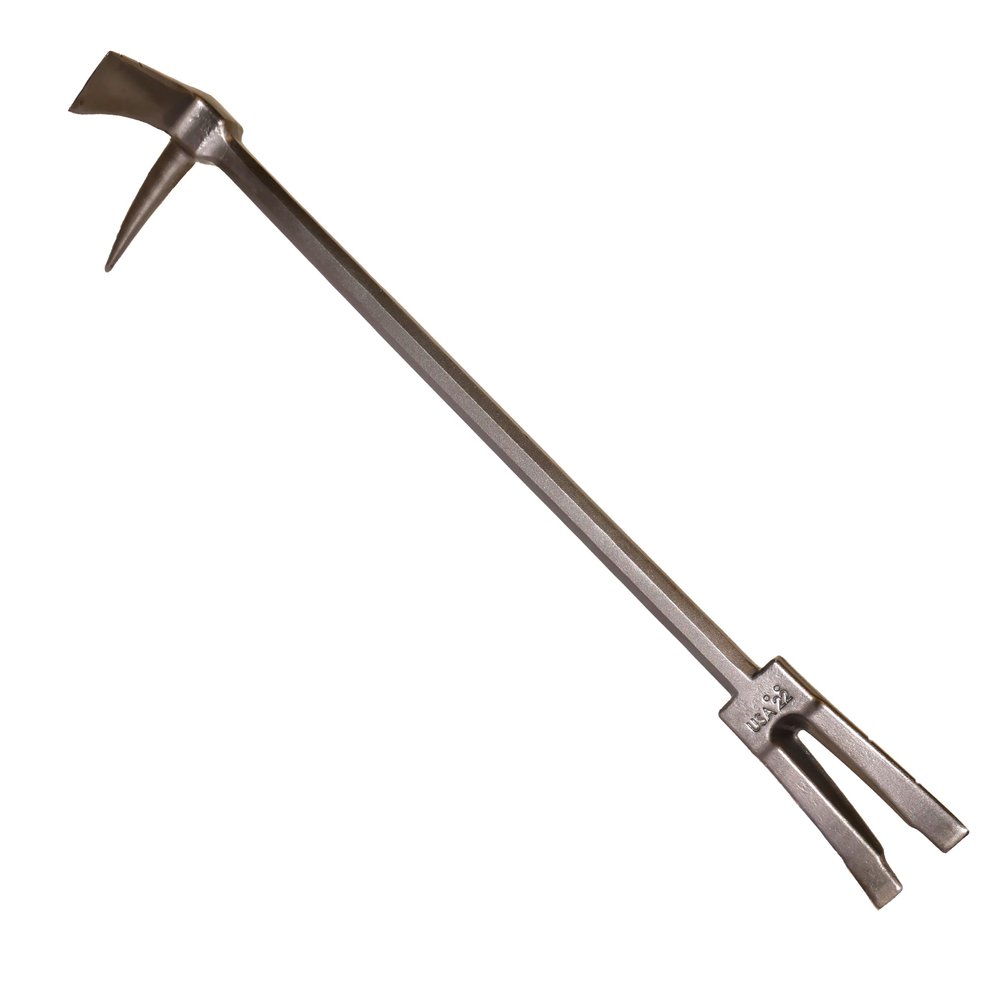 Council Tool Halligan Bar TD30-30 in Forced Entry Tool with One Piece Steel Design & Key-in-Knob Fork Gap, Made in The USA - HAL1P30