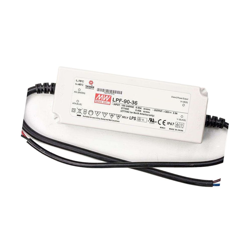 LED Driver 90W 36V 2.5A LPF-90-36 AC-DC SMPS LPF-90 Series C.V+C.C Power Supply