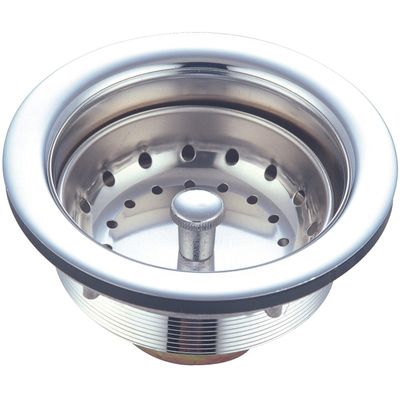 Olympia Faucets ACS-300600 Cast Brass Duo Basket Strainer, Chrome Finish
