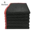 UBOXES 6 Pack of Deluxe Moving Blankets - 5.42lbs/Each - Protective Shipping view 2
