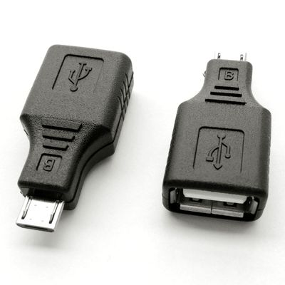 Posdou USB 2.0 Micro USB Male to USB Female OTG Adapter (2 Pack)