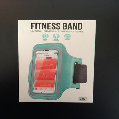 GEMS Fitness Band Universal Fitness & Exercise Armband (Mint Green)