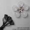 Wintergreen Lighting OptiCore Heavy Duty Patio Lights LED Lights Patio Lights String LED, Commercial LED Globe Lights (50 Lights, 50', E17, Warm White G50 Bulbs on Black Wire) view 2