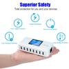 Vanbon 60W 8-Port USB Wall Charger, Multi Port USB Charger Charging Station W/LCD Compatible with Smart Phone, Tablet and Multiple Devices view 2