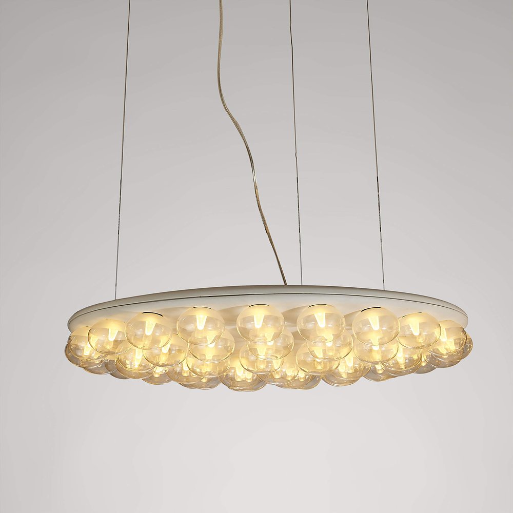 Whiteline Modern Lighting Ruby Ceiling Lighting White