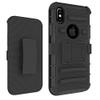 ROCAMP DefenderPro for iPhone X Holster with Belt Clip Case Black view 1