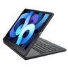 LENRICH iPad pro 12.9 case with Keyboard 2017 2nd 2015 1st Generation, 360 Rotatable Wireless Folio 180 Swivel Stand Hard Cover Auto Sleep Wake up view 3