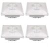 55W LED Canopy Light Gas Station Fixture Garage 5000K 7150lm UL 4 Pack view 1