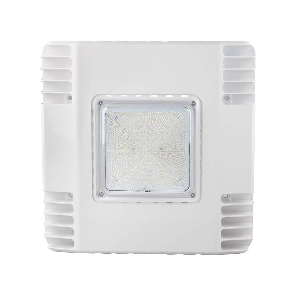 150W LED Canopy Light Gas Station Fixture Garage Parking Lot Carport Backyard Outdoor Commercial lamp Warehouse Gym Ceiling Light 5700K Daylight 19,500lm UL&DLC Lighting Facts