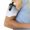 Sprigs Armband for iPhone 11/x/xr/8/7 Plus, Galaxy S10/S9, Google Pixel 4. Lightweight & Comfortable Running Armband, Stretches to Fit All Phones with Case - (Gray Biltz, Medium) view 1