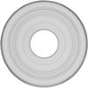 Ekena CMR12TR Ceiling Medallion, Primed White view 1
