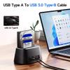 Cable Matters 5Gbps USB 3.0 Cable - 6ft, USB A to B Cable, USB3 Cord with Type-B 3.0 Connector for Hard Drive Enclosure/Built-in Hub and More, Black view 2