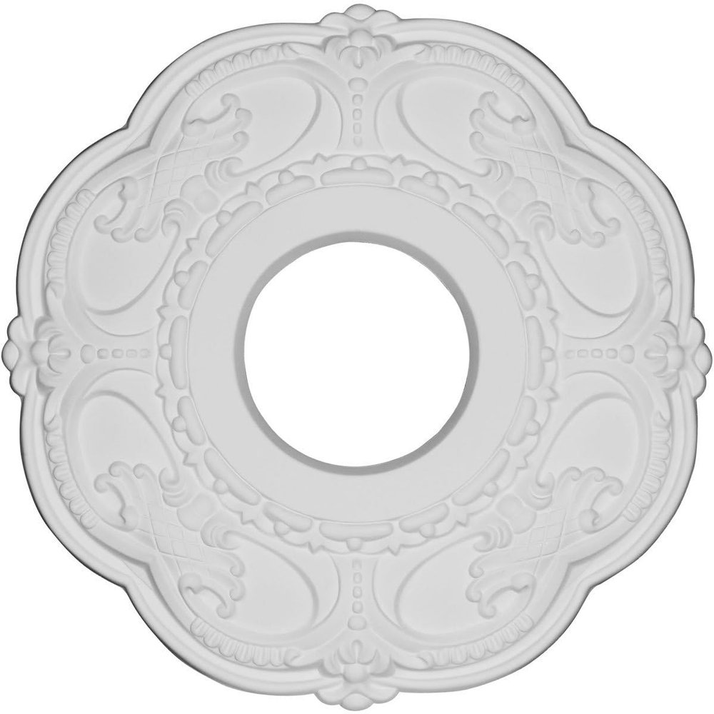 Ekena Millwork CMR12RO Rotherham Ceiling Medallions, Primed White