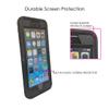 DistinctInk Case for iPhone 7 Plus / 8 Plus (5.5" Screen) - Replacement for OtterBox Defender Black Custom Case - Black Grey US Flag United States - Show Your Love of The United States of America view 4