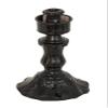 Meyda Tiffany 175283 Transitional One Light Table Base from Toledo Collection Finish, 4.00 inches, Mirror Black view 1