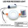 POCKETMAN RGB Led Recessed Ceiling Panel Light,16w 1400 Lumens 7.5-inch Color Changing Round Ceiling Downlight with Remote Control & LED Driver view 3