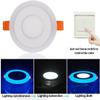 Pocketman Round Double Color LED Panel Recessed Ceiling Light,6+3w 800 Lumens 5.7-inch Ceiling Downlight,Cold White+ BlueLED Driver view 3