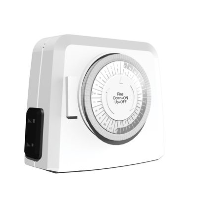 Stanley 2 Outlet Indoor Polarized Indoor Mechanical Timer 24 Hour Programmable ETL Safety Certified