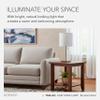 Adesso Table Lamp, Brushed Steel & White, Pull Chain, 22 view 3