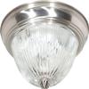 Nuvo 60/6023 Two Light Flush Mount, Pwt, Nckl, B/S, Slvr view 1