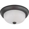 Nuvo 60/6023 Two Light Flush Mount, Pwt, Nckl, B/S, Slvr view 3
