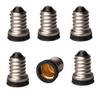 E-Simpo 6-Pack E14 to E12 Adapter, E14 to E12 Lamp Base Converter, Convert from European Standard Candelabra Base to Us Standard Candelabra Base (6pcs E14 to E12 Adapter) view 2