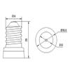 E-Simpo 6-Pack E14 to E12 Adapter, E14 to E12 Lamp Base Converter, Convert from European Standard Candelabra Base to Us Standard Candelabra Base (6pcs E14 to E12 Adapter) view 3