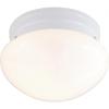 Nuvo 60/6026 One Light Flush Mount, White view 1