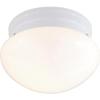 Nuvo 60/6026 One Light Flush Mount, White view 3