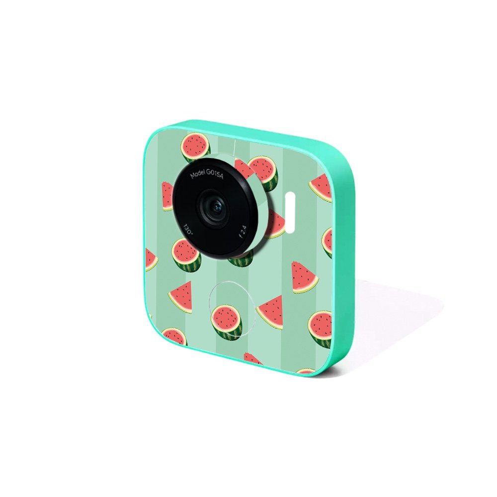 MightySkins Skin Compatible with Google Clips Camera - Watermelon Patch | Protective, Durable, and Unique Vinyl Decal wrap Cover | Easy to Apply, Remove, and Change Styles | Made in The USA
