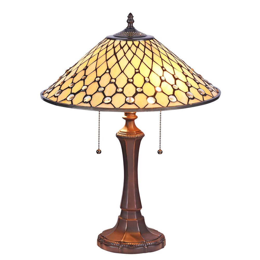 Chloe Lighting CH35945AJ16-TL2 Table Lamp One Size Off-White