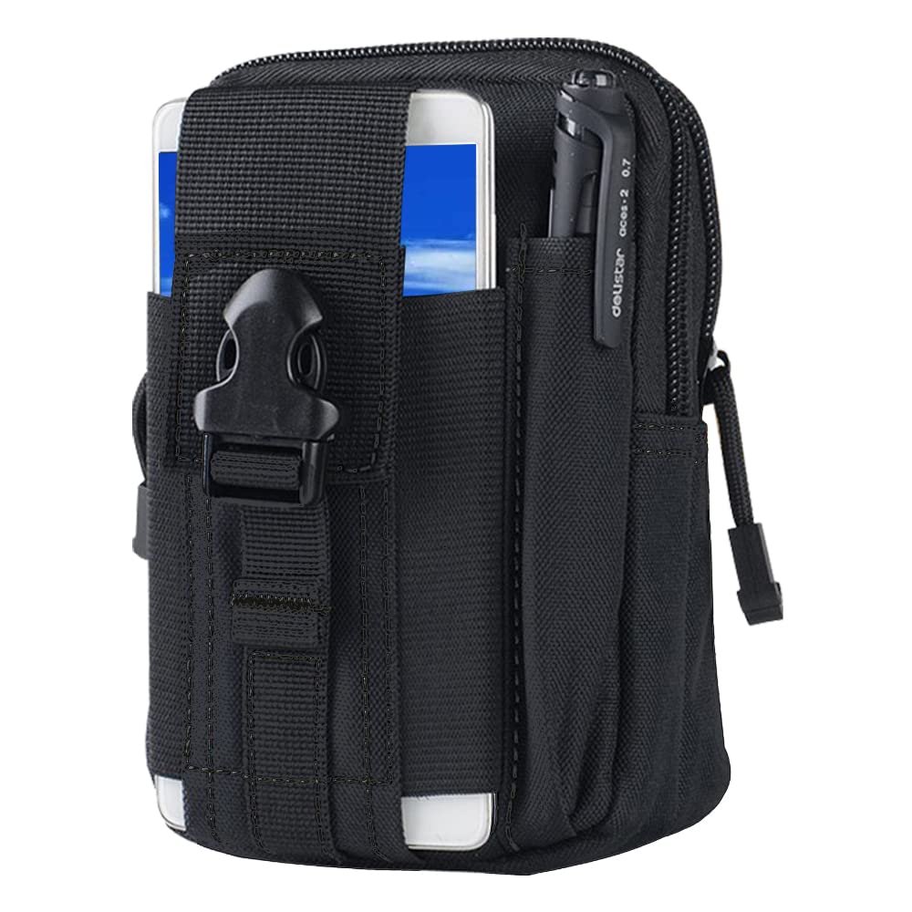 Tactical Waist Belt Bag | Universal Outdoor EDC Military Holster Wallet Pouch Phone Case Gadget Pocket for iPhone X 8 7 6 6s Plus Samsung Galaxy S8 S7 S6 S5 S4 S3 Note 8 5 4 3 2 LG HTC