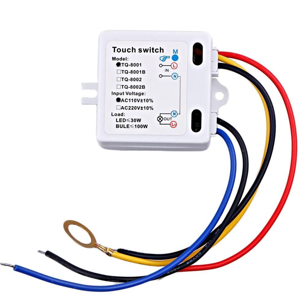 AC 110V On Off Touch Switch Table Dimmer Brightness Adjust Switch for Energy Saving Light Table Lamp