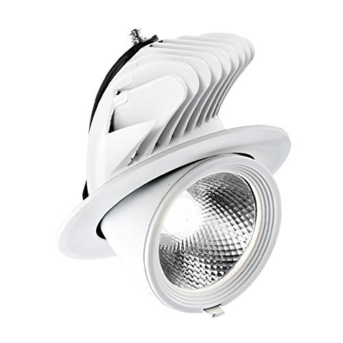 LUMINTURS 12W COB-Chipset Bulb LED Ceiling Recessed Down Light Fixture Flush Mounted Spot Lamp