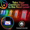 Brightz TossBrightz Green LED Cornhole Lights - Cornhole Lights for Hole and Board - 2 Board Kit - Weather Resistant LED Cornhole Board Light Kit - Backyard Game Accessories view 2