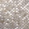 Genuine White Fish Scale Mother of Pearl Mosaic Tile for Bathroom/Kitchen/Spa Backsplash (6 Sheets) view 1