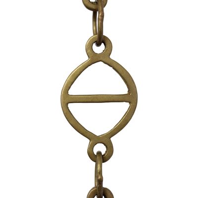 RCH Hardware CH-45-AB Brass Chandelier Chain, Antique Brass (1 Foot)