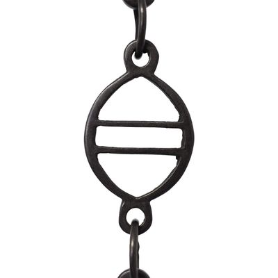 RCH Hardware CH-46-OBB Brass Chandelier Chain, Oil Bronzed Black (1 Foot)