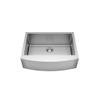 American Standard 18SB.9332200A.075 Pekoe Apron Sink With Grid And Drain, Stainless Steel view 1