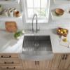 American Standard 18SB.9332200A.075 Pekoe Apron Sink With Grid And Drain, Stainless Steel view 4