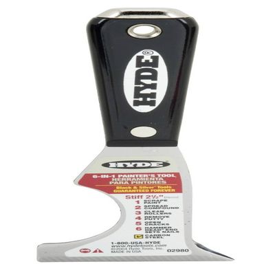 Hyde Tools #02980 2-1/2" 6 In1 Paint Tool