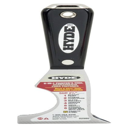 Hyde Tools #02980 2-1/2" 6 In1 Paint Tool